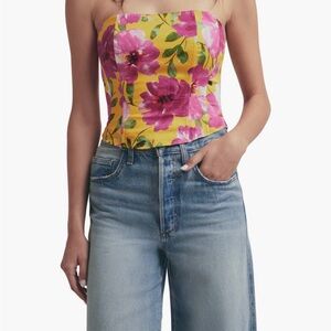 Favorite Daughter
The Lanai Floral Print
Strapless Top/Tube Top